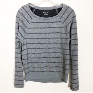 Apt. 9 Glitter Striped Long Sleeve Tee - Size XS